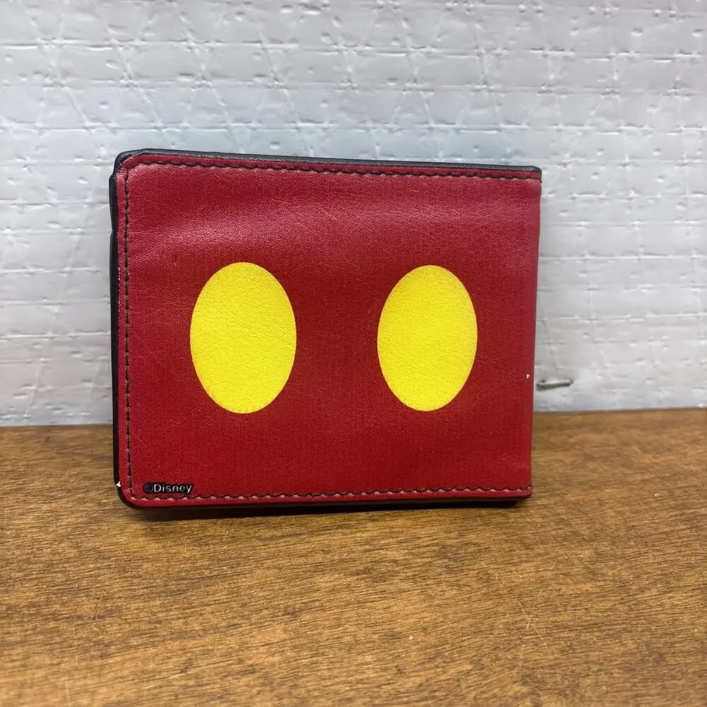 Disney Buckle Down Mickey Mouse Gloves/Hands Bi-Fold Wallet